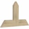 Ekena Millwork Portland Rough Sawn Timber Gable Bracket, Douglas Fir, 36"W x 23"H x 2"D x 6"F, 15/12 Pitch GBW036X23X0206POR00RDF - alternate 5